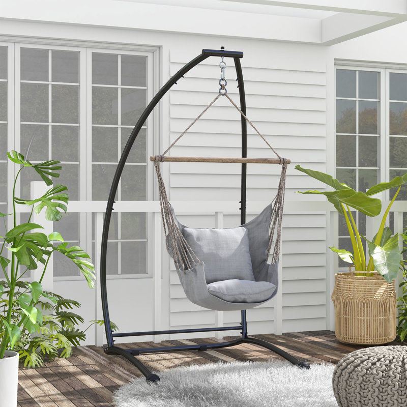 Steel top Gray Hammock Stand